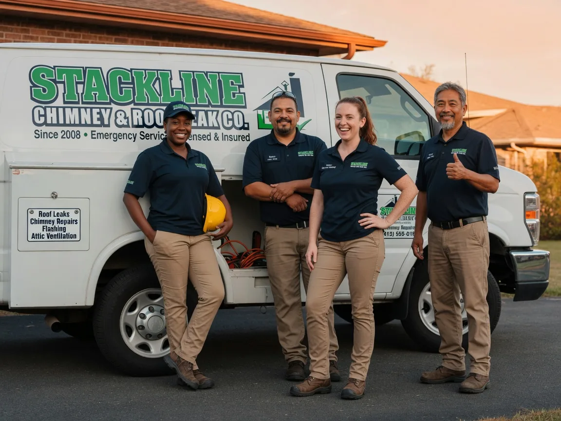 Chimney flashing repair company in Huxley, IA